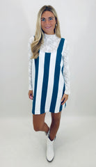 Heritage Stripe Dress (indigo)