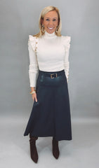Harper Street Skirt (midnight blue)