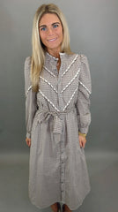 Camden Check Dress (brown)