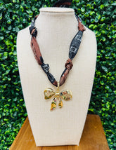 Ribbon Reverie Scarf Necklace