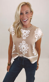 Knit List Top (taupe)