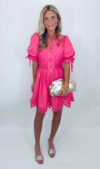 Little Luxe Dress (hot pink)