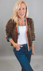 Wild Rainbow Cardigan (olive)