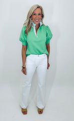 Prep Talk Top (green)