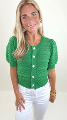 Little Crush Cardi (green)