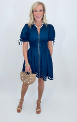 Little Luxe Dress (navy)