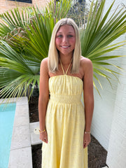 Lemon Daydream Midi Dress