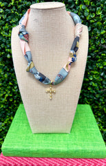 Sacred Style Scarf Necklace