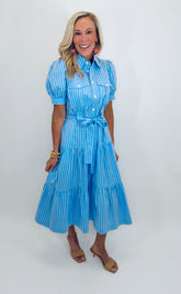 Stripe Right Midi