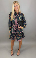 Garden Circuit Dress (black)