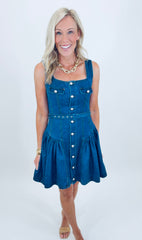 Buttoned Up Darling Dress