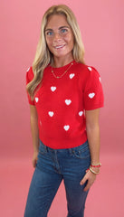Heart to Heart Top (red)