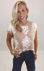 Knit List Top (taupe)