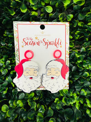 Ho Ho Ho Santa Earring