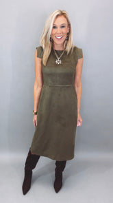 Sueded Chic Dress