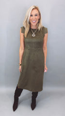 Sueded Chic Dress