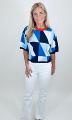 Sapphire Prism Sweater