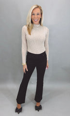 Juliette Dot Top (light beige)