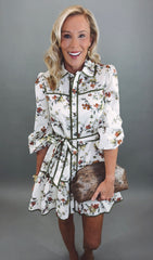 Garden Circuit Dress (ecru)