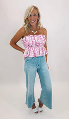 Pink Palmetto Top