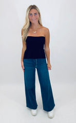 Pucker Up Peplum (black)