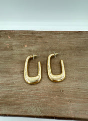 Golden Frame Earring