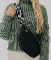 Woven Bum Bag (black)
