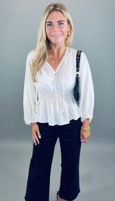 The Haven Blouse (white)