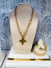 Toggle Cross Necklace