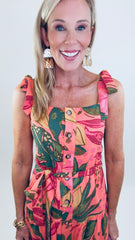 Pink Rio Midi Dress