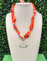 Sunset Siren Scarf Necklace