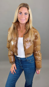 High Gloss Puffer Jacket