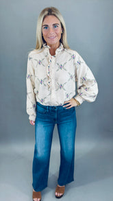 Blossom Hollow Top (cream)