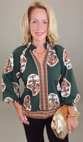 Scene Stealer Top (forest green)