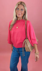 Off-Duty Fave Sweater (pink)