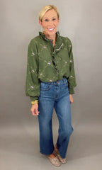 Blossom Hollow Top (olive)