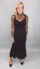 Midnight Muse Lace Top