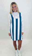 Heritage Stripe Dress (indigo)