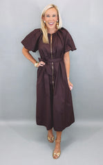 Zip & Sip Midi Dress