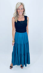 Petal Couture Tank (black)