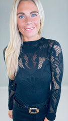 Sheer Confidence Top