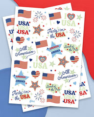 Party in the USA Glow Tattoos
