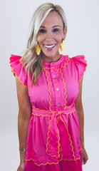 Charleston Charm Dress (pink)