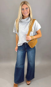 Soho Cowl Top (light grey)