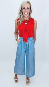 Perfectly Paired Top (red)