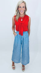 Perfectly Paired Top (red)