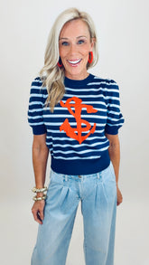 Anchors Away Sweater