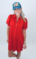 Summer State of Mind Dress (red)