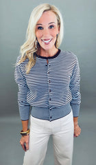 Stripe Right Cardigan