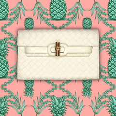Broad Clutch (Cream)